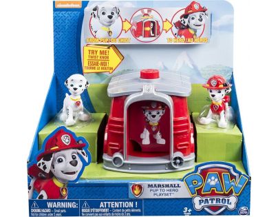 Spin Master Paw Patrol Pup to hero playset Marshall