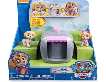 Spin Master Paw Patrol Pup to hero playset Skye