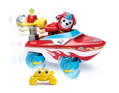 Spin Master Paw Patrol základní auta Sea Patrol Marshall červený člun