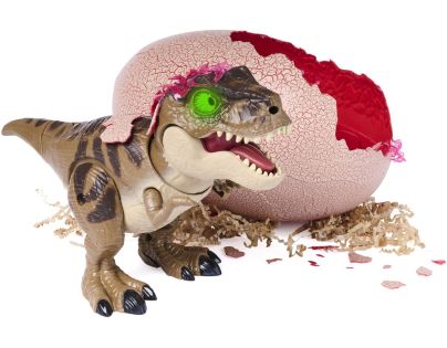 Spin Master Primal Hatch dino interaktivní T-Rex líhnoucí se z vejce šedý