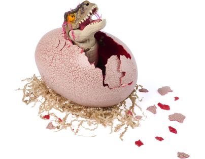 Spin Master Primal Hatch dino interaktivní T-Rex líhnoucí se z vejce šedý