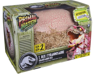 Spin Master Primal Hatch dino interaktivní T-Rex líhnoucí se z vejce šedý