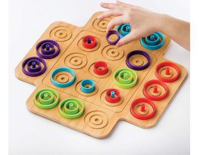 Spin Master Společenská hra Marbel otrio Dřevo