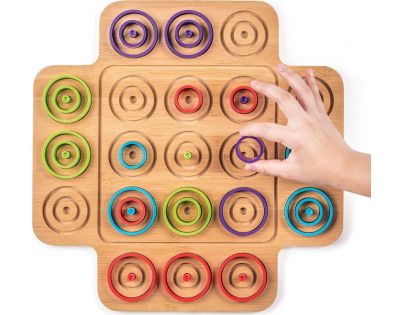 Spin Master Společenská hra Marbel otrio Dřevo