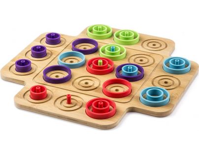 Spin Master Společenská hra Marbel otrio Dřevo