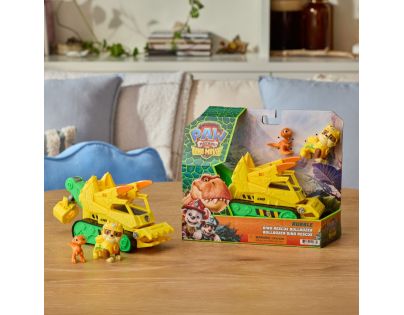 Spin Master Tlapková patrola Dino akční vozidlo Rubble