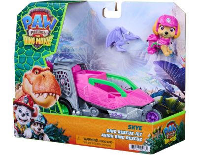 Spin Master Tlapková patrola Dino akční vozidlo Skye