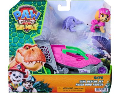 Spin Master Tlapková patrola Dino akční vozidlo Skye