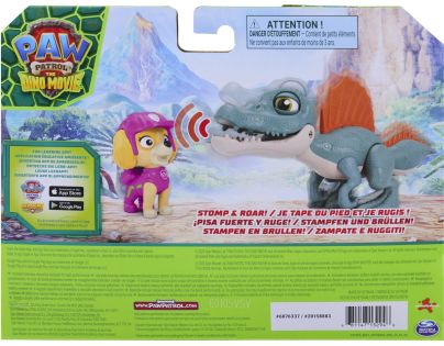 Spin Master Tlapková patrola Dino figurka se zvuky + Skye