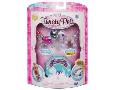 Spin Master Twisty Petz zvířátka a náramky trojbalení 