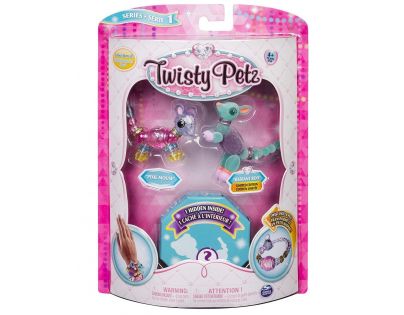 Spin Master Twisty Petz zvířátka a náramky trojbalení 20103207