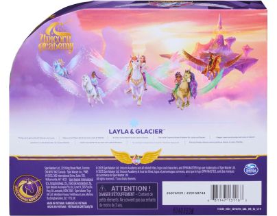 Spin Master Unicorn academy kouzelná křídla glacier & layla 11cm