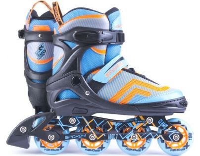 Spokey Avate Kolečkové brusle modrá BEC7 Carbon vel. 31-34