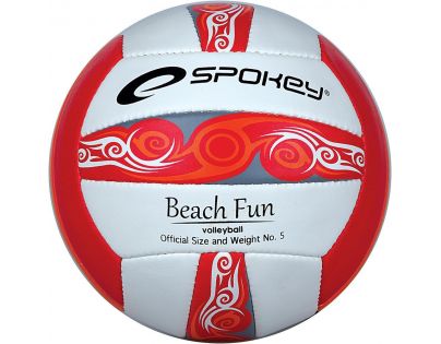 Spokey BeachFun Volejbalový míč červený 834046