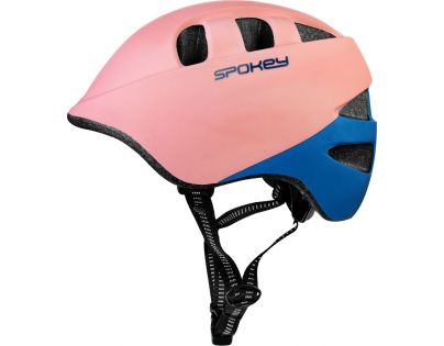 Spokey Cherub Dětská cyklistická přilba In-Mold 52 - 56 cm růžovomodrá