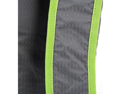 Spokey HIidden Peak Batoh skládací šedočerný s neon zipem 18 l