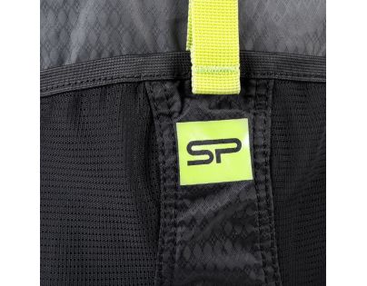 Spokey HIidden Peak Batoh skládací šedočerný s neon zipem 18 l