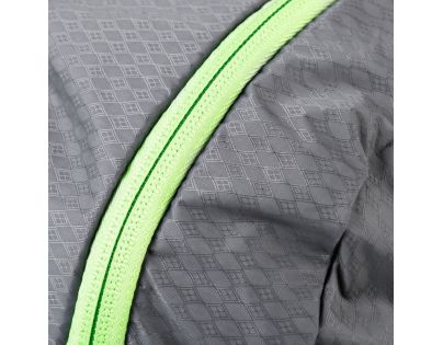 Spokey HIidden Peak Batoh skládací šedočerný s neon zipem 18 l