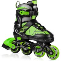Spokey Keres Kolečkové brusle černozelené ABEC7 Carbon vel. 29-33 Spokey Keres Kolečkové brusle černozelené ABEC7 Carbon vel. 29-33