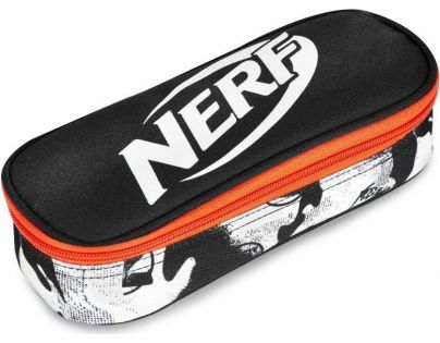 Spokey Nerf Chest Školní pouzdro černooranžové