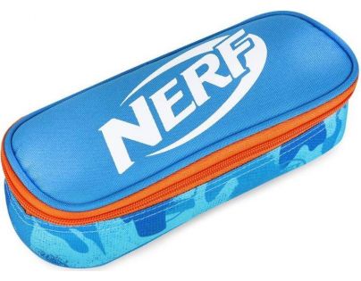 Spokey Nerf Chest Školní pouzdro modrooranžové
