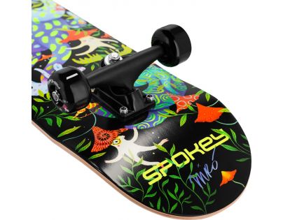 Spokey Ollie Skateboard 78,7 x 20 cm ABEC7 se svíticimi prvky ve tmě