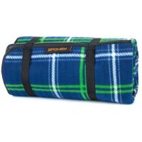 Spokey Picnic Tartana Pikniková deka s popruhem 150 x 180 cm modrá Spokey Picnic Tartana Pikniková deka s popruhem 150 x 180 cm modrá