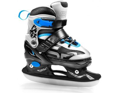 Spokey Quattro 4 v 1 Brusle černomodré regulovatelné vel. 30 - 33