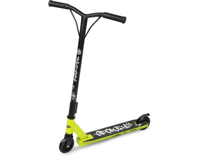 Spokey Revert Basic Koloběžka freestyle, kolečka 100 mm, limeta