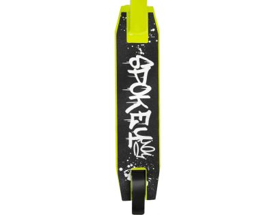 Spokey Revert Basic Koloběžka freestyle, kolečka 100 mm, limeta