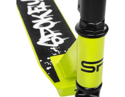 Spokey Revert Basic Koloběžka freestyle, kolečka 100 mm, limeta