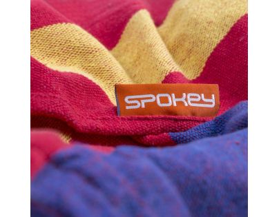 Spokey Samba Houpací síť do 120 kg barevné pruhy