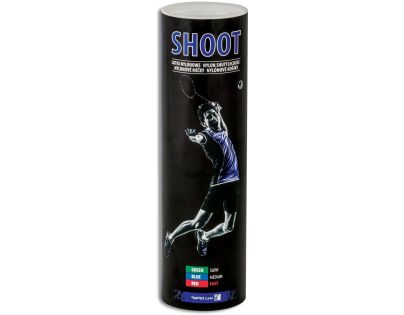 Spokey Shoot Blue Badmintonové míčky 6ks nylonové