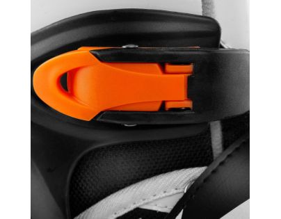 Spokey Tony Kolečkové brusle černooranžové ABEC7 Carbon vel. 34-38