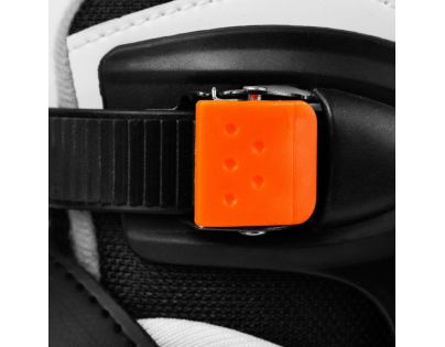 Spokey Tony Kolečkové brusle černooranžové ABEC7 Carbon vel. 34-38