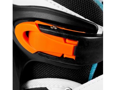 Spokey Tony Kolečkové brusle černotyrkysové ABEC7 Carbon vel. 29-33