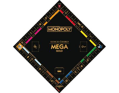 Společenská hra Monopoly Mega Gold Česká Republika