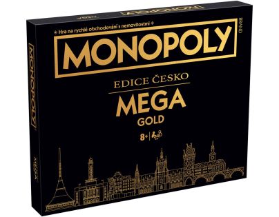 Společenská hra Monopoly Mega Gold Česká Republika