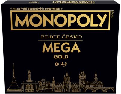 Společenská hra Monopoly Mega Gold Česká Republika