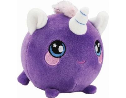 Squeezamals měkké plyšové zvířátko 9 cm Jednorožec fialový