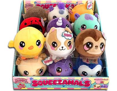 Squeezamals měkké plyšové zvířátko 9 cm Lenochod