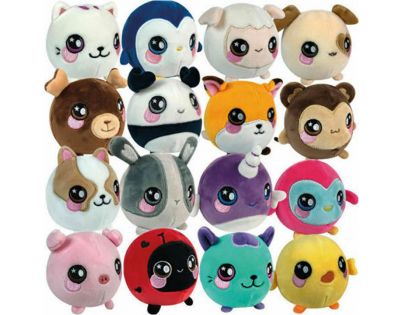 Squeezamals měkké plyšové zvířátko 9 cm Sova
