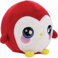 Squeezamals měkké plyšové zvířátko 9 cm Tučňák červený
