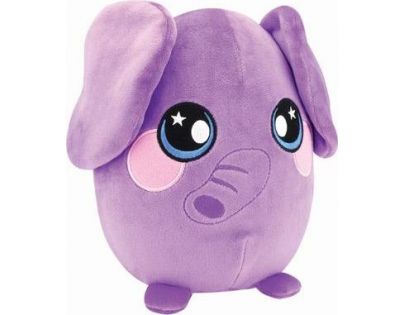Squeezamals plyš 20 cm fialový slon