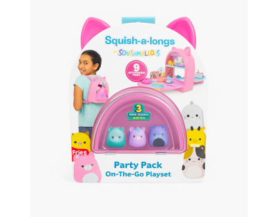 SQUISH A LONG Squish a longs sada figurek s batůžkem