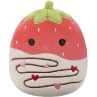 Squishmallows 1 + 1 Jahody v čokoládě Scarlet 20 cm 2