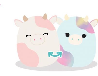 Squishmallows 2 v 1 Kravička Ceadyn a Caedia 13 cm