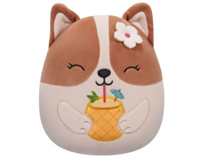 Squishmallows Corgi s drinkem Regina 20 cm