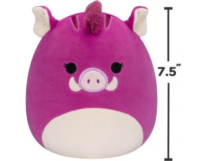 Squishmallows Fialový kanec Jenna 20 cm