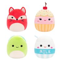 Squishmallows Micromallows 4Pack Liška, Želva, Mlíčko, Dortík